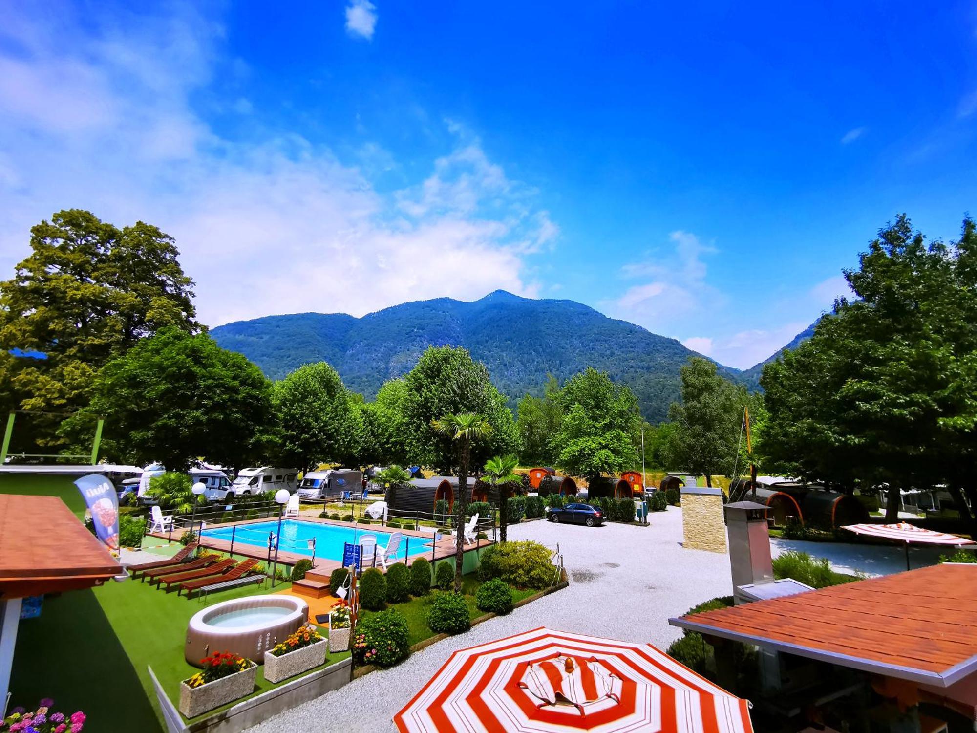 Camping Melezza Losone Buitenkant foto